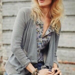 Cabi Pocket Cardigan Sage Open Front Small NWOT